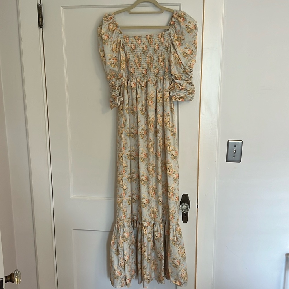 Nothing Fits But DIANA DRESS WITH BOW BROOCH × 1
ANTIQUE ROSE / M/L